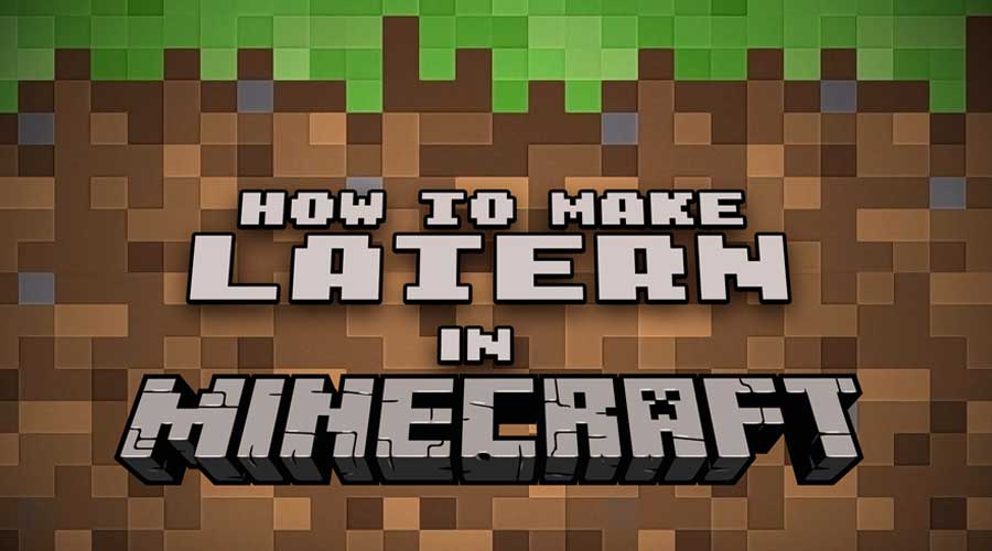 how to make lantern in minecraft